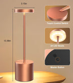 Wireless Table Lamp - Touch Lamp with 3 Light Modes